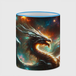Кружка 3D The incredible space dragon, цвет: 3D-небесно-голубой кант — фото 2