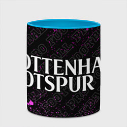 Кружка 3D Tottenham pro football по-горизонтали, цвет: 3D-белый + небесно-голубой — фото 2