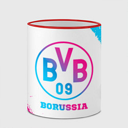 Кружка 3D Borussia neon gradient style, цвет: 3D-красный кант — фото 2