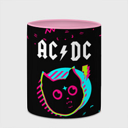 Кружка 3D AC DC - rock star cat, цвет: 3D-белый + розовый — фото 2