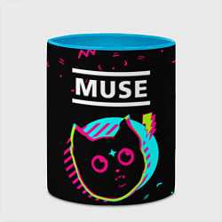 Кружка 3D Muse - rock star cat, цвет: 3D-белый + небесно-голубой — фото 2