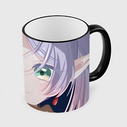Кружка 3D Sousou no Frieren, цвет: 3D-черный кант