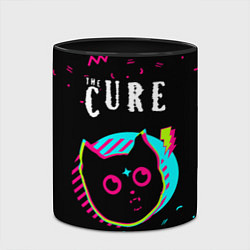 Кружка 3D The Cure - rock star cat, цвет: 3D-белый + черный — фото 2