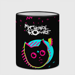Кружка 3D My Chemical Romance - rock star cat, цвет: 3D-черный кант — фото 2