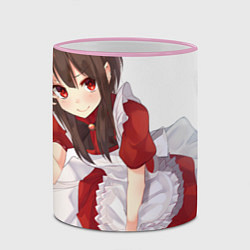 Кружка 3D Konosuba Мэгумин cute, цвет: 3D-розовый кант — фото 2