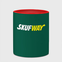 Кружка 3D Skuf - way, цвет: 3D-белый + красный — фото 2