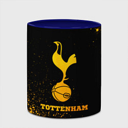 Кружка 3D Tottenham - gold gradient, цвет: 3D-белый + синий — фото 2