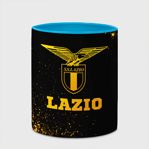 Кружка цветная Lazio - gold gradient / 3D-Белый + небесно-голубой – фото 2