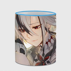 Кружка 3D Genshin Impact Арлекино draw, цвет: 3D-небесно-голубой кант — фото 2