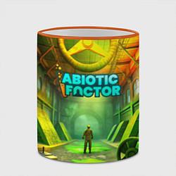 Кружка 3D Abiotic Factor атомный завод, цвет: 3D-оранжевый кант — фото 2