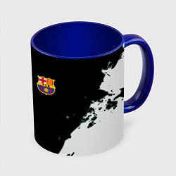 Кружка 3D Barcelona fc краски спорт, цвет: 3D-белый + синий