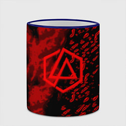 Кружка 3D Linkin park red logo, цвет: 3D-синий кант — фото 2