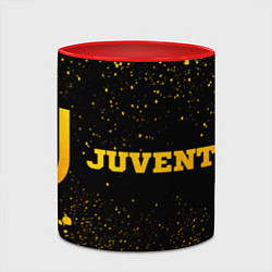 Кружка 3D Juventus - gold gradient по-горизонтали, цвет: 3D-белый + красный — фото 2