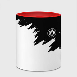 Кружка 3D Borussia краски белые, цвет: 3D-белый + красный — фото 2