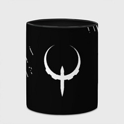 Кружка 3D Quake штрихи красок, цвет: 3D-белый + черный — фото 2