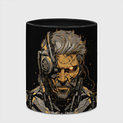 Кружка 3D Venom Snake Metal gear game, цвет: 3D-белый + черный — фото 2