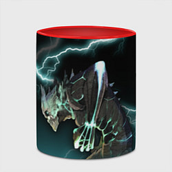 Кружка 3D Кайдзю, цвет: 3D-белый + красный — фото 2