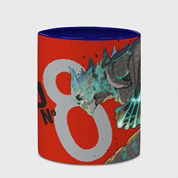 Кружка 3D Kaiju No8 - Kafka Hibino, цвет: 3D-белый + синий — фото 2