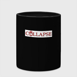 Кружка 3D Collapse, цвет: 3D-белый + черный — фото 2