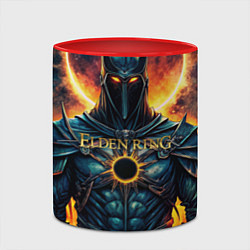Кружка 3D Elden Ring black knight, цвет: 3D-белый + красный — фото 2