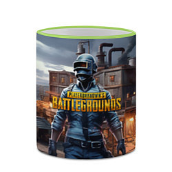 Кружка 3D PUBG персонаж из игры, цвет: 3D-светло-зеленый кант — фото 2