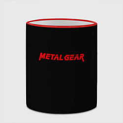 Кружка 3D Metal gear red logo, цвет: 3D-красный кант — фото 2