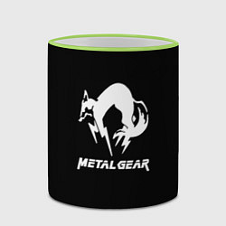 Кружка 3D Metal gear logo, цвет: 3D-светло-зеленый кант — фото 2