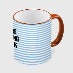 Кружка 3D Were getting drunk, цвет: 3D-оранжевый кант