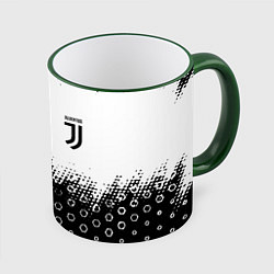 Кружка 3D Juventus sport steel, цвет: 3D-зеленый кант