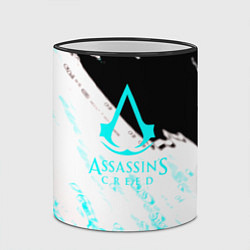 Кружка 3D Assassins Creed краски текстура, цвет: 3D-черный кант — фото 2