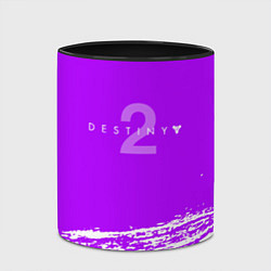 Кружка 3D Destiny онлайн игра краски, цвет: 3D-белый + черный — фото 2