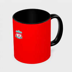 Кружка 3D Liverpool fc sport steel, цвет: 3D-белый + черный