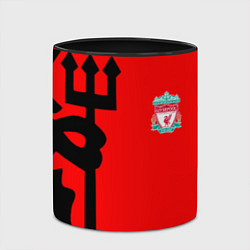Кружка 3D Liverpool fc sport steel, цвет: 3D-белый + черный — фото 2