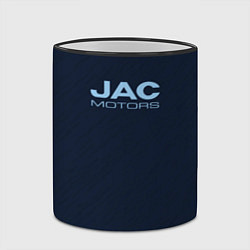 Кружка 3D Jac motors тёмно-синий, цвет: 3D-черный кант — фото 2