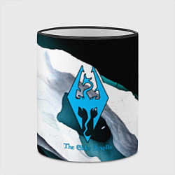 Кружка 3D The Elder Scrolls краски текстура, цвет: 3D-черный кант — фото 2