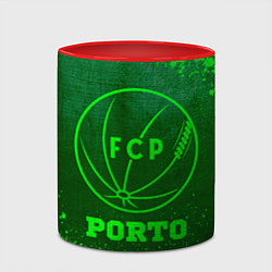 Кружка 3D Porto - green gradient, цвет: 3D-белый + красный — фото 2