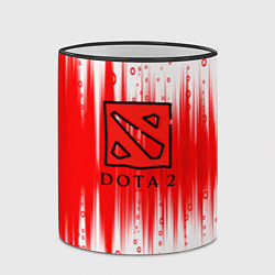 Кружка 3D Dota abstraction, цвет: 3D-черный кант — фото 2