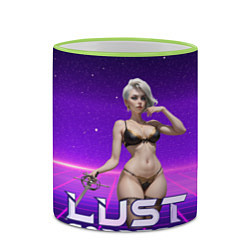 Кружка 3D Lust Goddess sexy Lorraine, цвет: 3D-светло-зеленый кант — фото 2