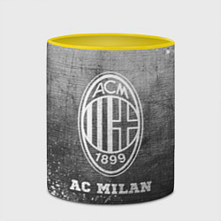 Кружка 3D AC Milan - grey gradient, цвет: 3D-белый + желтый — фото 2