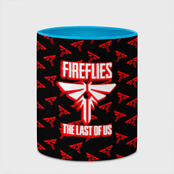 Кружка 3D The Last of Us pattern game, цвет: 3D-белый + небесно-голубой — фото 2