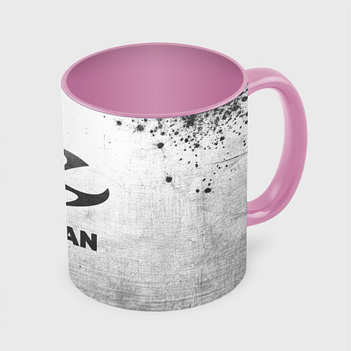 Кружка цветная Hitman - white gradient / 3D-Белый + розовый – фото 1