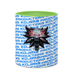 Кружка 3D Kojima x witcher, цвет: 3D-белый + светло-зеленый — фото 2