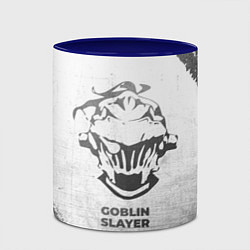 Кружка 3D Goblin Slayer - white gradient, цвет: 3D-белый + синий — фото 2