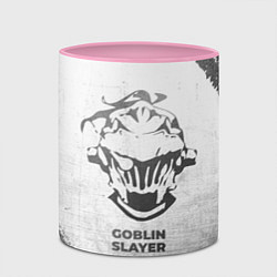 Кружка 3D Goblin Slayer - white gradient, цвет: 3D-белый + розовый — фото 2