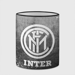 Кружка 3D Inter - grey gradient, цвет: 3D-черный кант — фото 2