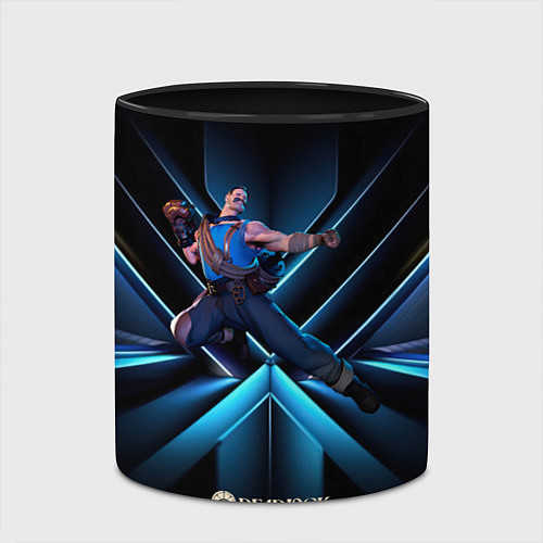 Кружка цветная Deadlock Lash / 3D-Белый + черный – фото 2