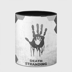 Кружка 3D Death Stranding - white gradient, цвет: 3D-белый + черный — фото 2