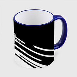 Кружка 3D DBD t horror, цвет: 3D-синий кант