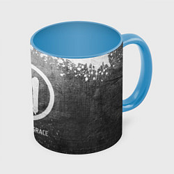 Кружка 3D Three Days Grace - grey gradient, цвет: 3D-белый + небесно-голубой