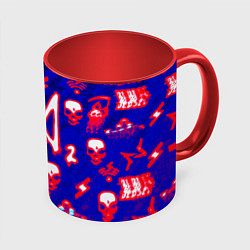 Кружка 3D Watch dogs neon, цвет: 3D-белый + красный